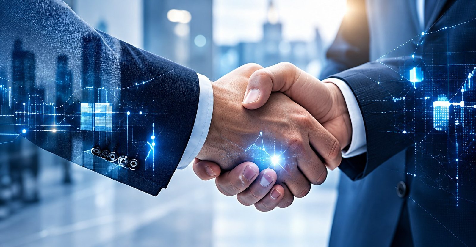 Business handshake